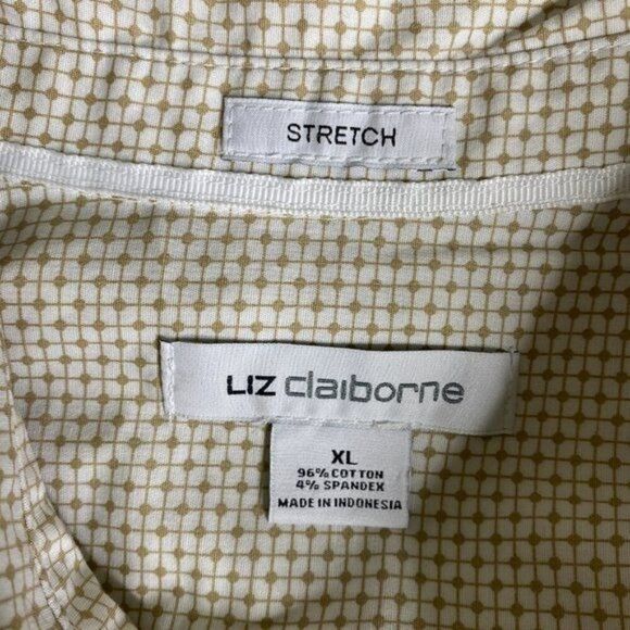 Liz Claiborne Button Front Blouse Size Extra Large - Picture 5 of 5